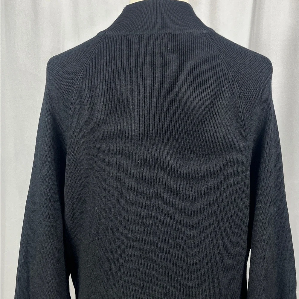 NWT Revolve SNDYS Tied Up Ribbed Long Sleeve Dress in Black. - Picture 9 of 14